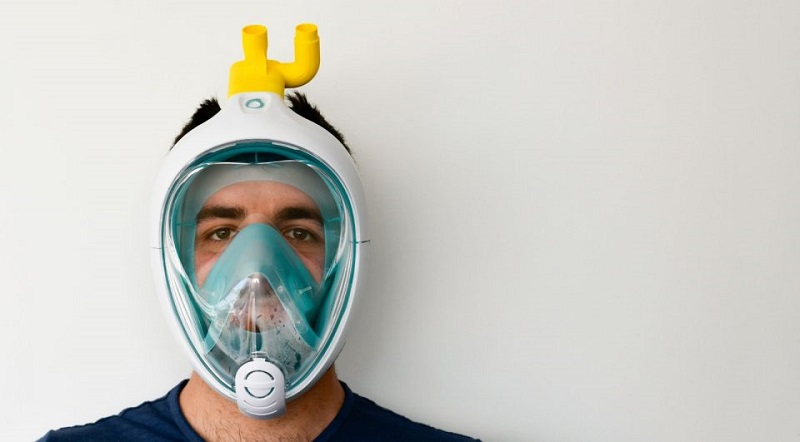 Ingegneria, eccellenza italiana: le maschere da snorkeling si trasformano in respiratori