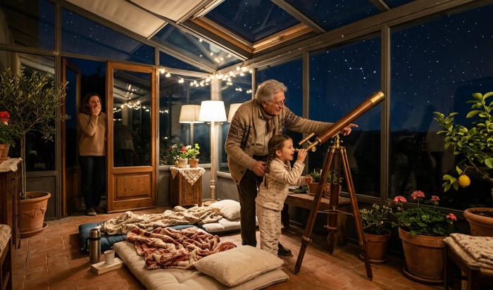 Il segreto della veranda illuminata dalle stelle: l’amore di un nonno oltre il tempo